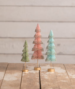 LC1605 - Pastel Layered Bottle Brush Trees Set of 3 (6743984111682)