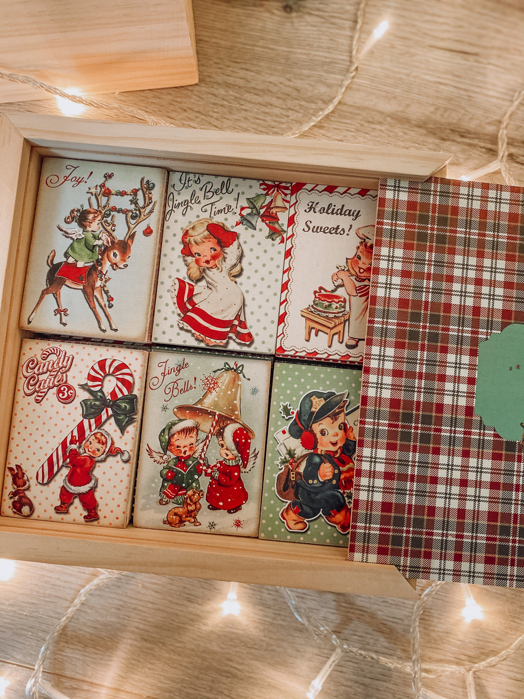 Very Vintage Christmas Memory Cards - Set of 3 (6706554175554)