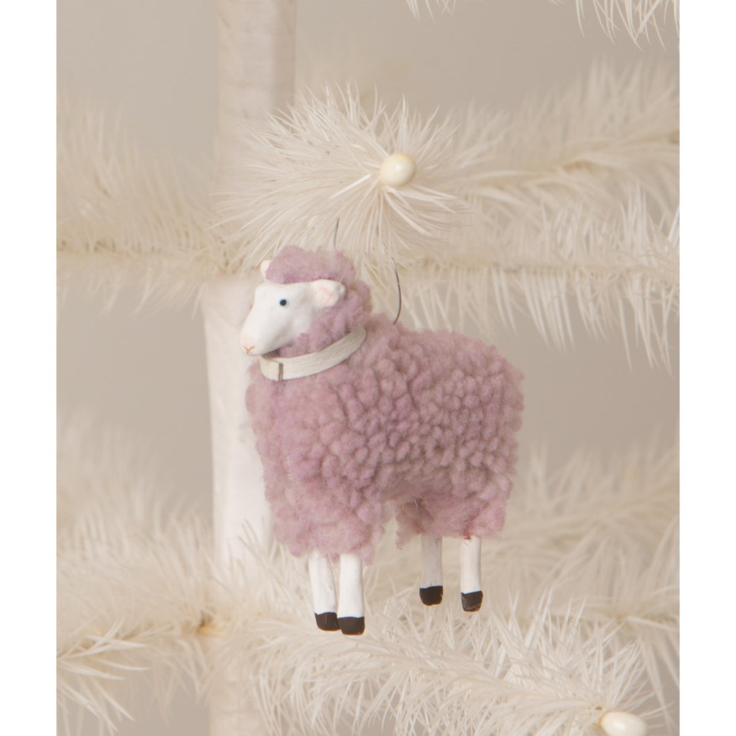 TD1123L - Pastel Lavender Sheep Ornament (6706983862338)