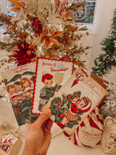 Load image into Gallery viewer, A Very Vintage Christmas Charades - Wooden Heirloom Game (4640734806082)