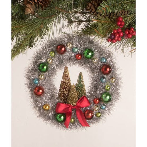 LC0683 - Merry and Bright Tinsel Wreath (6713202999362)