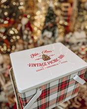 Load image into Gallery viewer, Mrs Claus’ Vintage Picnic Box (6749381328962)
