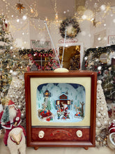 Load image into Gallery viewer, 4116148 - 13.75&quot; Animated Musical Barn with Santa TV (6750598398018)