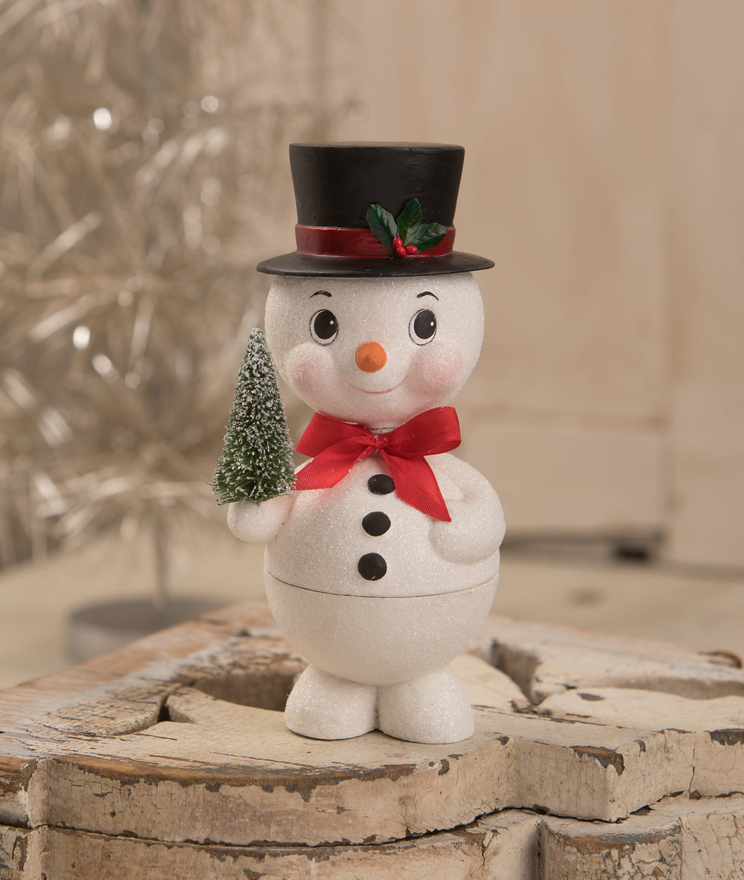 TL1359 - Bobblehead Snowman Container (6743961272386)