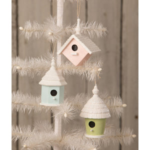 TF1228P - Bird House Ornament Pink (6707808141378)