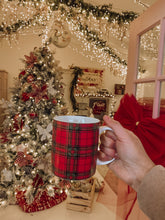 Load image into Gallery viewer, WS182421 - Red Tartan Mug (6613628158018)
