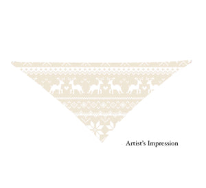 Beige Nordic PET BANDANA - PRE ORDER (6776495571010)