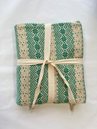 Green Fair Isle Blanket - PRE ORDER (6903566925890)