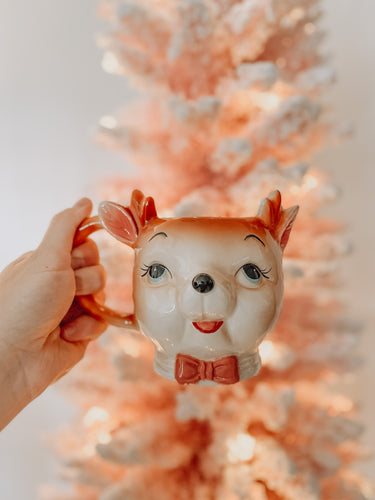 Vintage Reindeer Mug (4433938546754)