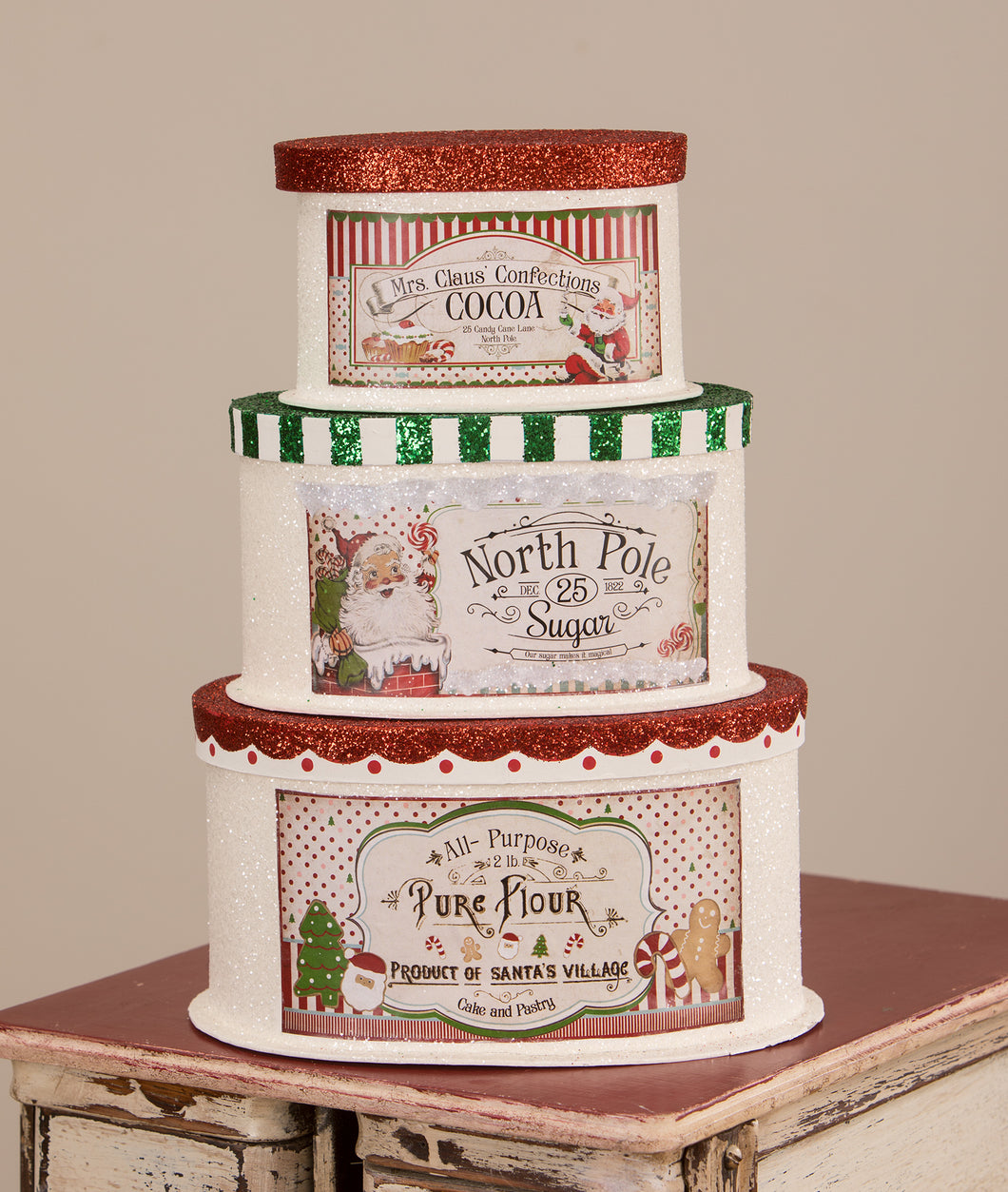 TL1361 - Sweet Tidings Christmas Boxes Set of 3 (6743961894978)