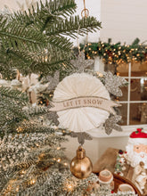Load image into Gallery viewer, TL0236 - Glittered Snowflake and Bauble Ornament (6595805249602)