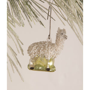 LC0707 - Glass Beaded Llama Ornament (6712882692162)