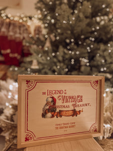 The Legend of the Vintage Christmas Treasury © - Wooden Heirloom Board Game (6610662752322)