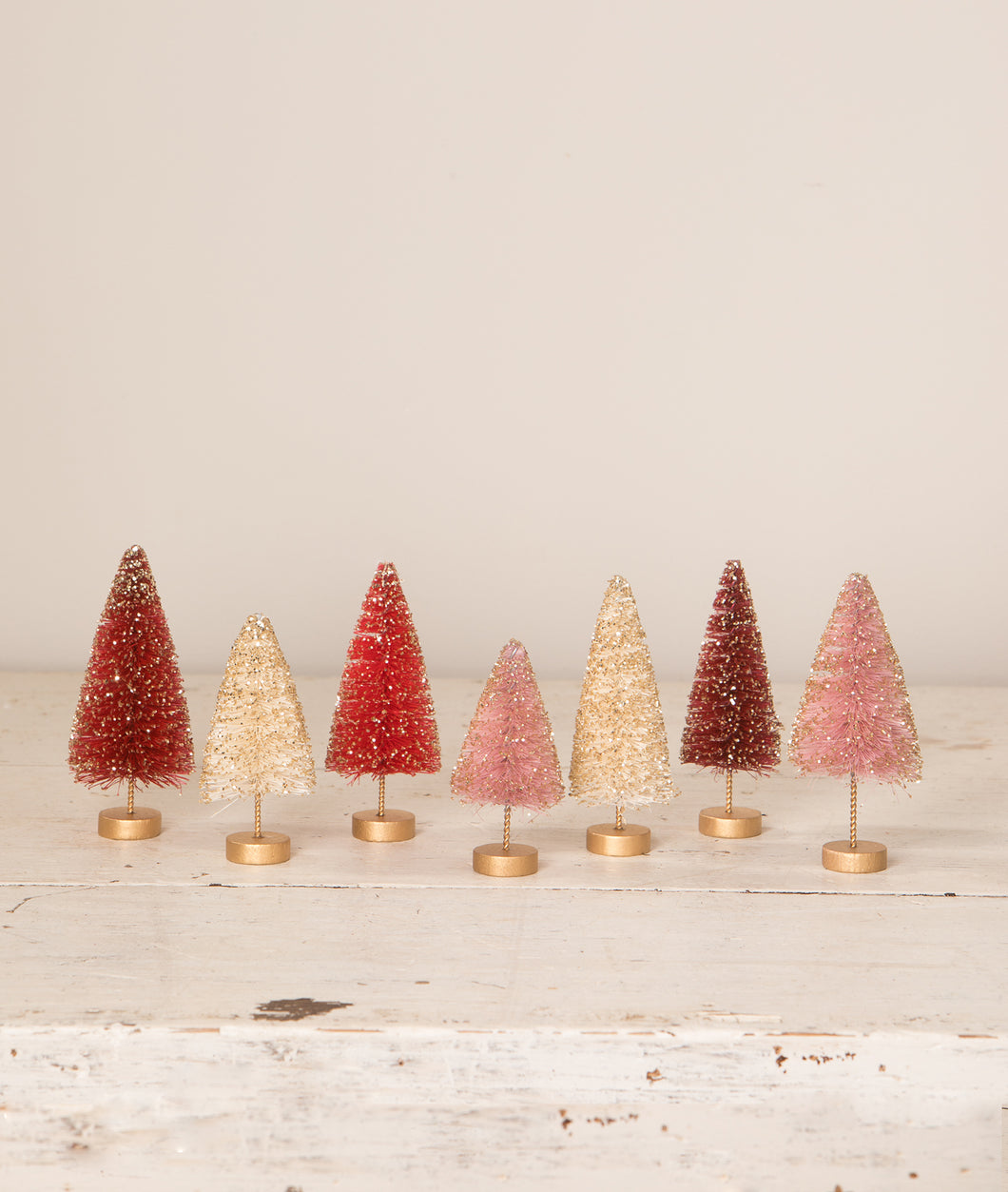 LC1533 - Valentine Mini Bottle Brush Trees Set of 7 (6743963336770)