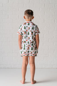 Kids Summer Santa PJ Set - PRE ORDER (6776441438274)