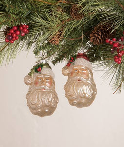 LC0676 - Vintage Santa Head Ornament Assorted (6713204244546)