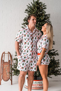 Men’s Summer Santa PJ Set - PRE ORDER (6776438358082)