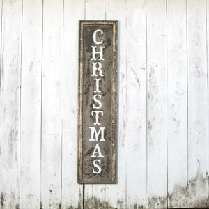 H155184 - 72" Christmas Framed Metal Sign (6864030793794)