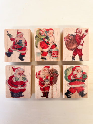 6 WOODEN SANTA PLAYERS (6759978827842)