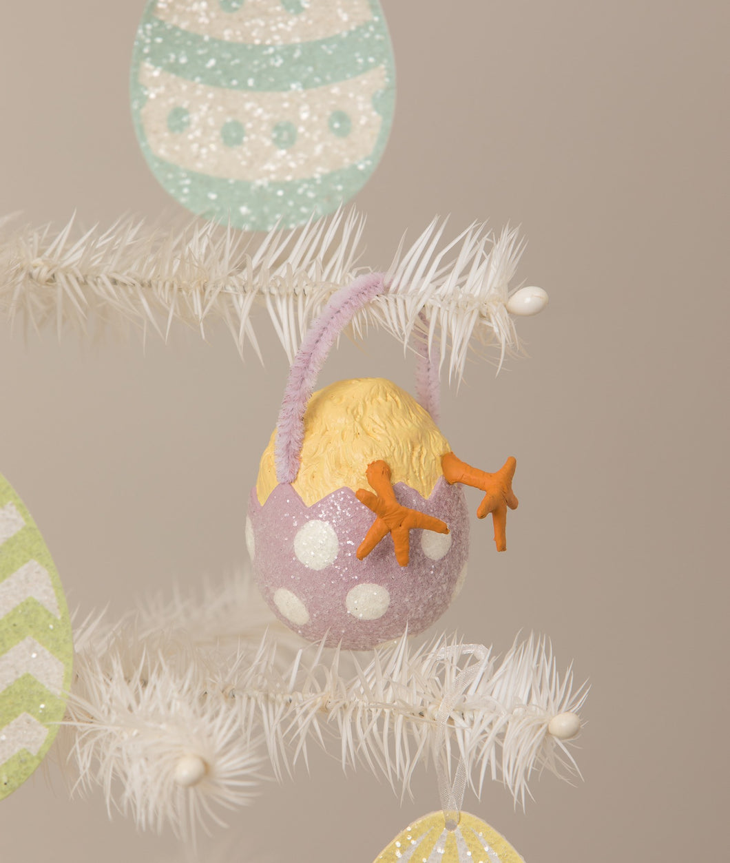TF1225L - Lavender Chickie Tail Egg Ornament (6707799588930)