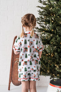 Kids Summer Santa PJ Set - PRE ORDER (6776441438274)