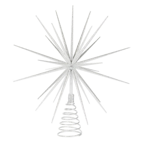 3D Starburst Tree Topper- SILVER (6791236419650)