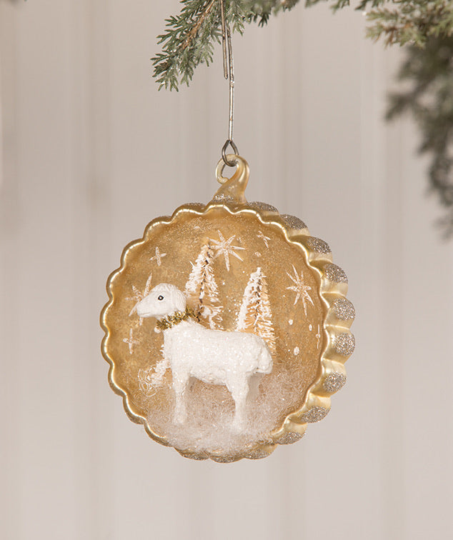 LC9566 - Peaceful Lamb Indent Ornament (4671542165570)