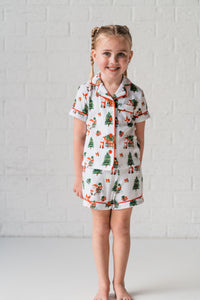 Kids Summer Santa PJ Set - PRE ORDER (6776441438274)