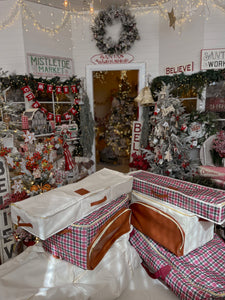 Pre Order - The Christmas Market Luxe Tree Storage Bag - TARTAN (6748695756866)