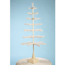 Load image into Gallery viewer, LG7221 - Feather Tree Ivory &amp; Glitter 42&quot; (6552000987202)