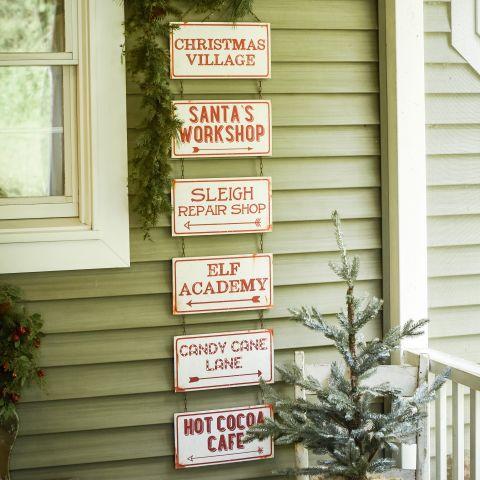 E163362 - Christmas Village Sign (6694637731906)