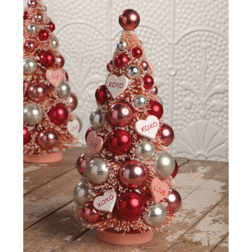 XOXO Valentines Day Bottle Brush Tree - SN5810 (4758551134274) (7561193226306)