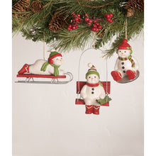 Load image into Gallery viewer, TD0018 - Cheerful Snowman Ornament Assorted (6594608463938)
