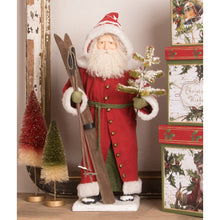 Load image into Gallery viewer, TD0026 - Vintage Santa with Skis (6594612068418)