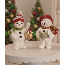 Load image into Gallery viewer, TD0041 - Lighting the Way Snowman (6595068756034)